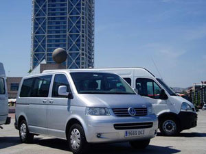 transfert en minibus privatisé à barcelone