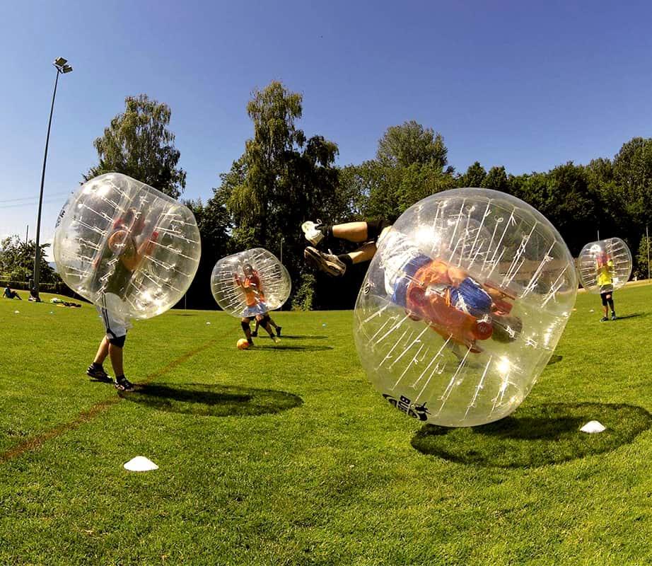 Bubble Football à Barcelone