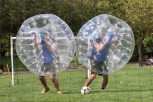 Activité de Bubble Foot à Barcelone