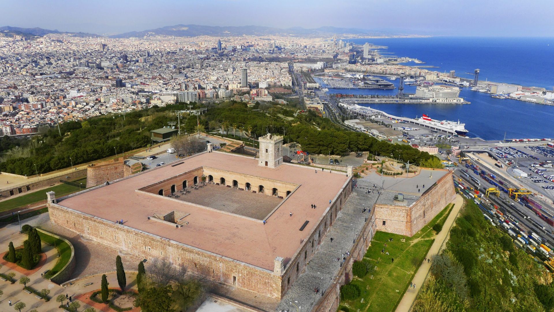 Montjuic, l'une des plus belles vues de Barcelone