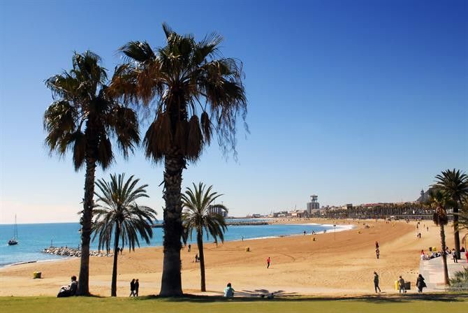 plage barcelone