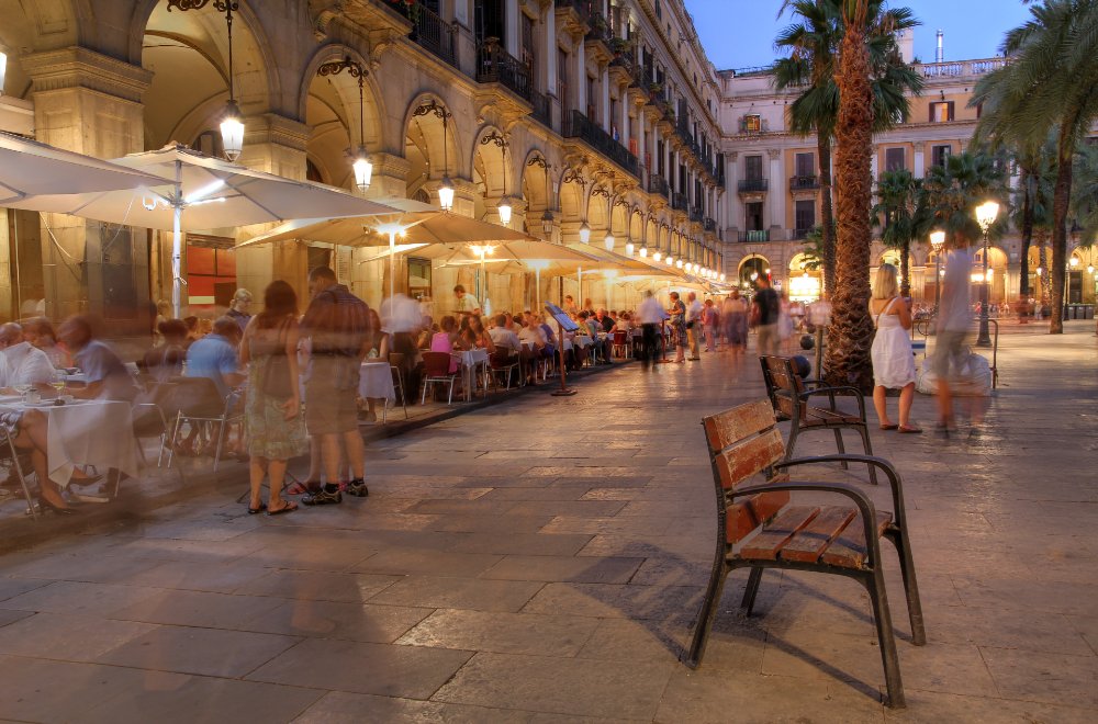 Plaza Real à Barcelone